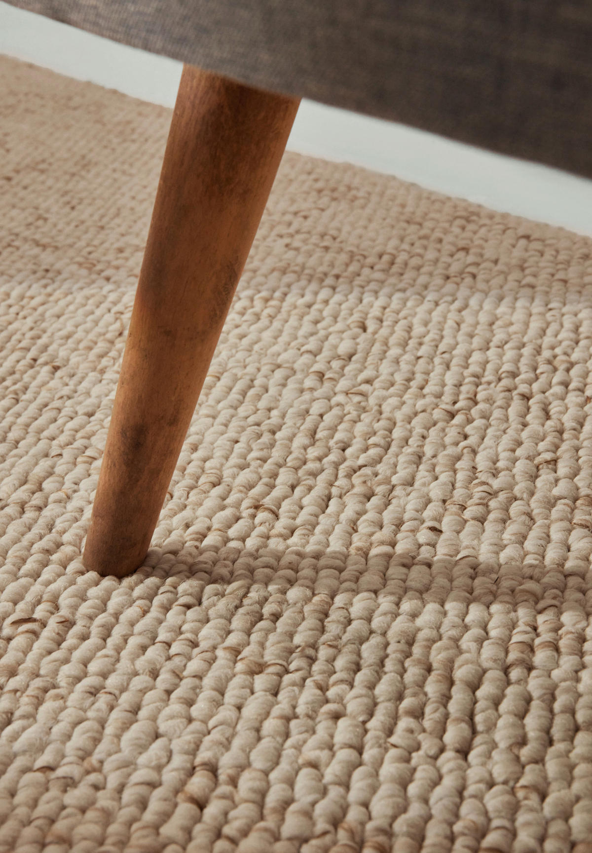 LÄUFER 80/240 cm Rocco  - Champagner/Creme, Basics, Kunststoff (80/240cm) - Elle Decoration