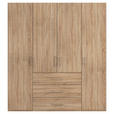 DREHTÜRENSCHRANK  in Sonoma Eiche  - Sonoma Eiche, Design, Holzwerkstoff/Kunststoff (201/223/60cm) - Novel