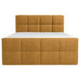 BOXBETT 180/200 cm  in Orange  - Chromfarben/Orange, Design, Holz/Holzwerkstoff (180/200cm) - Esposa