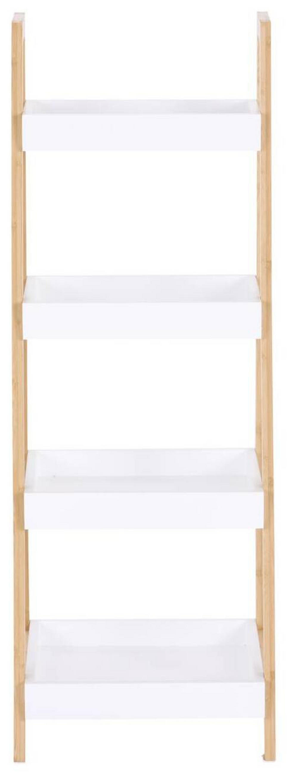 BADEZIMMERREGAL 34/98/35 cm  - Naturfarben/Weiß, Design, Naturmaterialien/Holzwerkstoff (34/98/35cm) - MID.YOU
