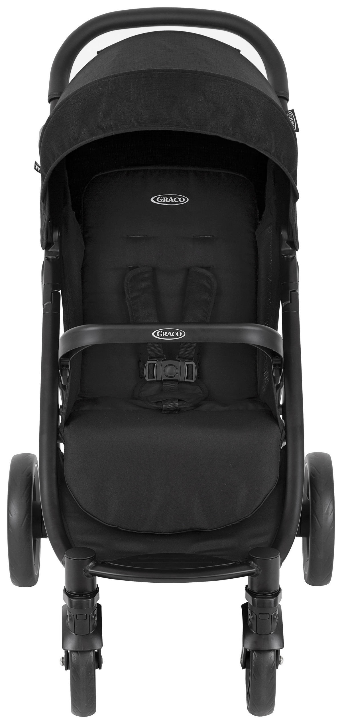 BUGGY Eezefold  - Schwarz, Basics, Textil/Metall (60/104/94cm) - Graco
