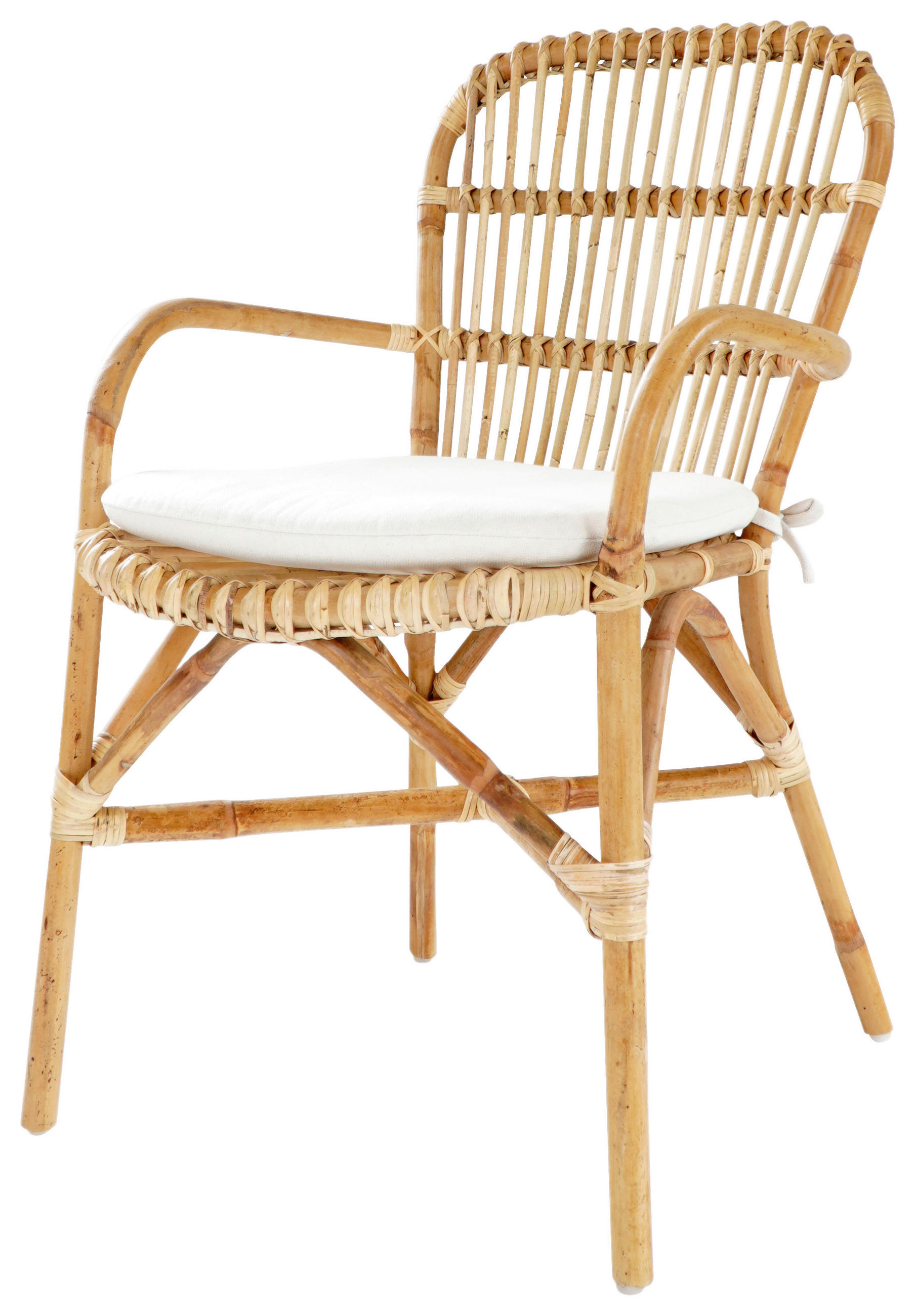 RATTANSESSEL Rattan Naturfarben  - Naturfarben, Natur, Naturmaterialien (46/92/55cm) - Livetastic