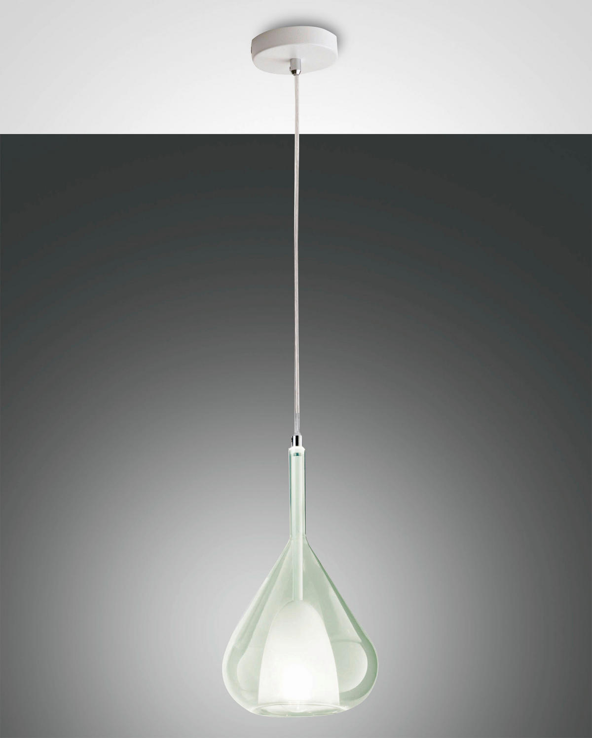 PENDELLEUCHTE Lila 20/200 cm   - Design, Glas (20/200cm) - Fabas Luce