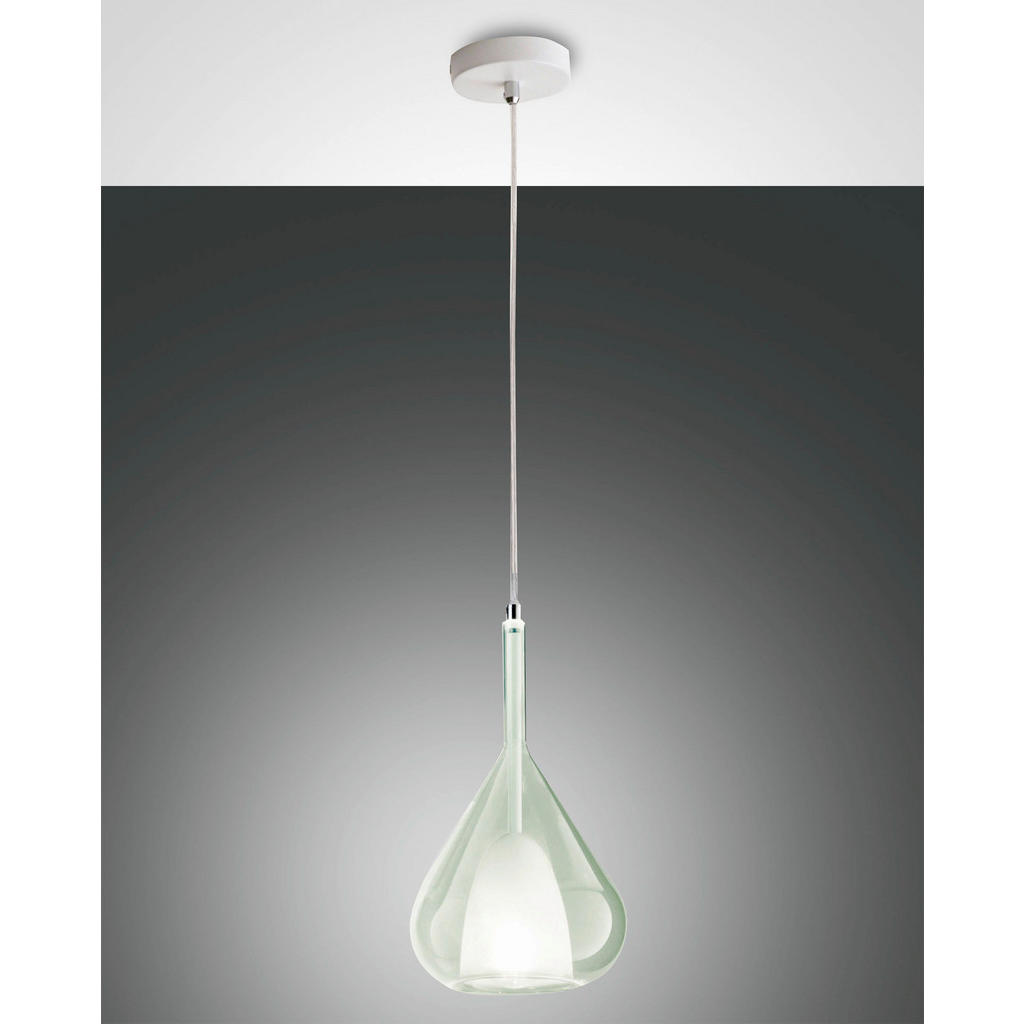 Thumbnail - Fabas Luce Pendelleuchte Lila, Glas, 200 cm, ISO 9001, höhenverstellbar, Lampen & Leuchten, Innenbeleuchtung, Hängelampe...