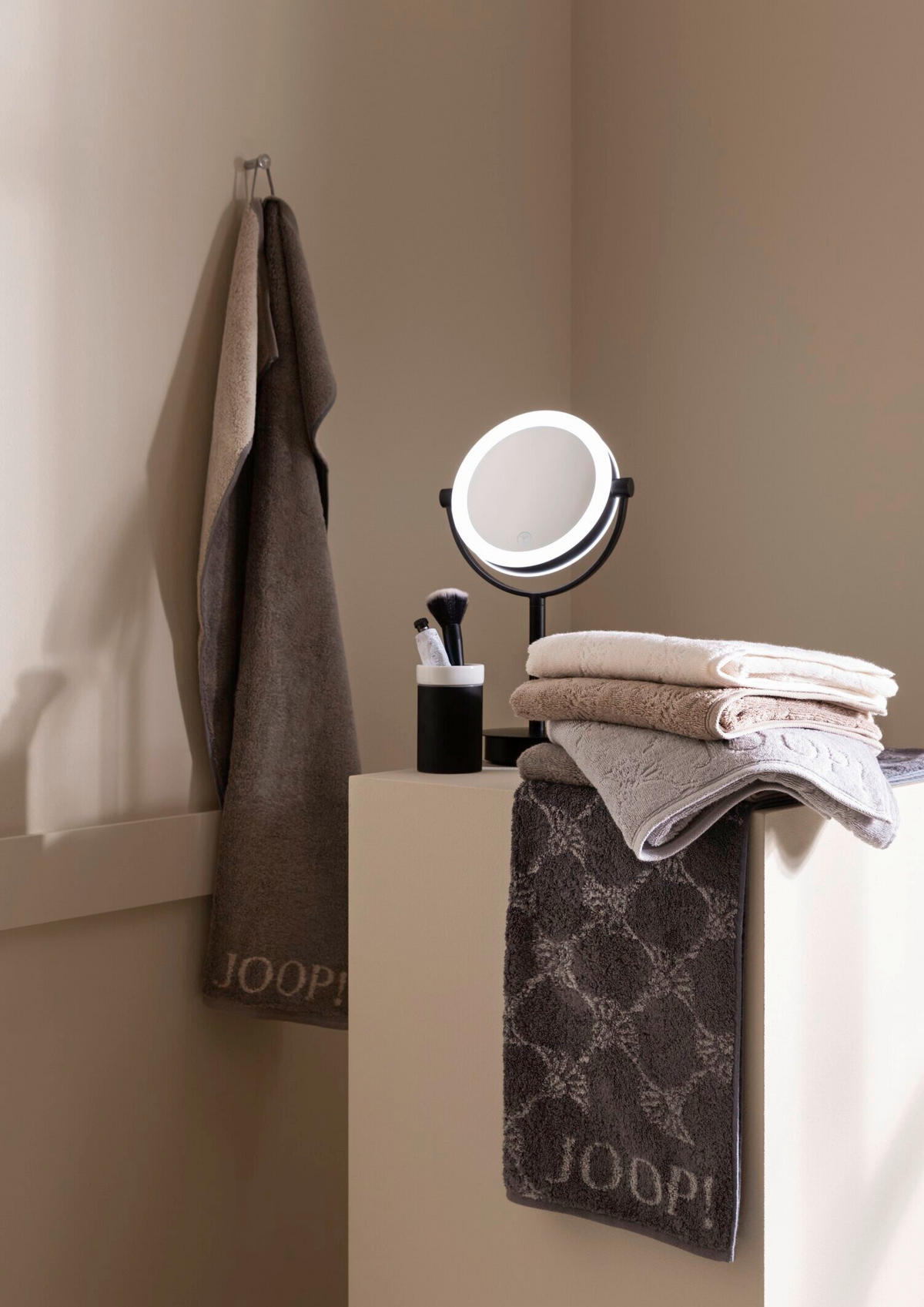 HANDTUCHSET JOOP! CLASSIC Anthrazit 2-teilig  - Anthrazit, Basics, Textil (50/100cm) - Joop! Living