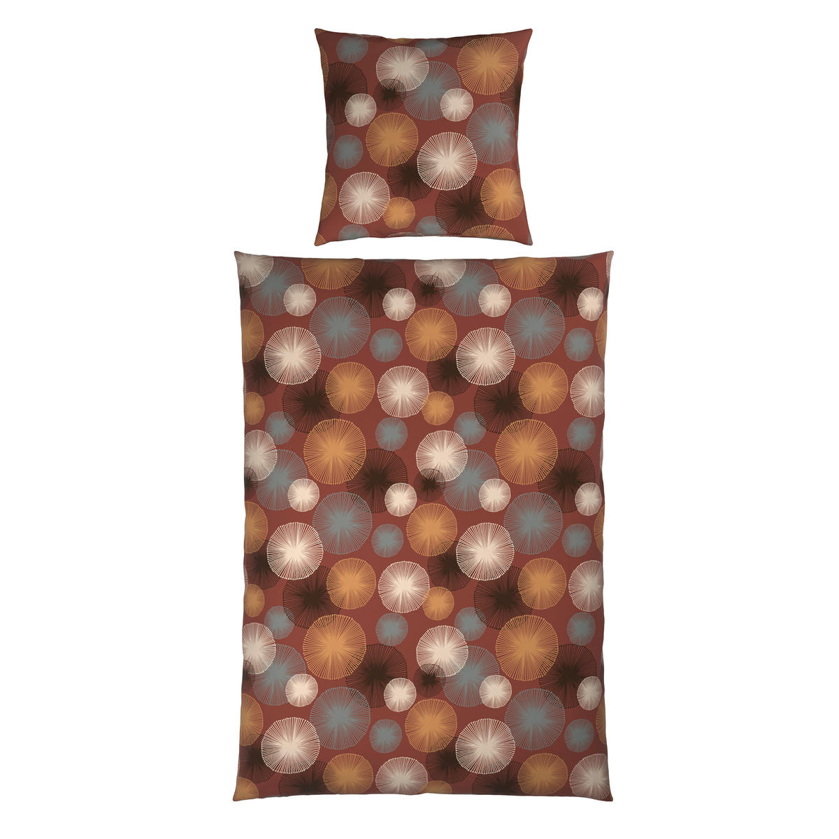 BETTWÄSCHE Satin 135/200 cm  - Braun, Textil (135/200cm) - Esposa