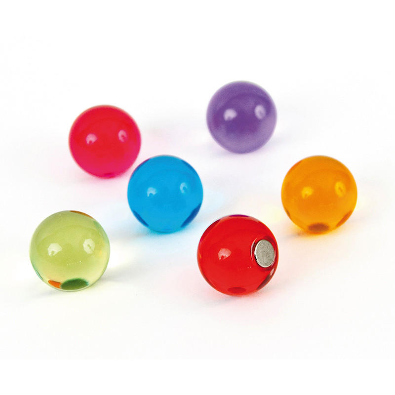 MAGNETSET  - Multicolor, Basics, Metall (1,8/1,8cm)