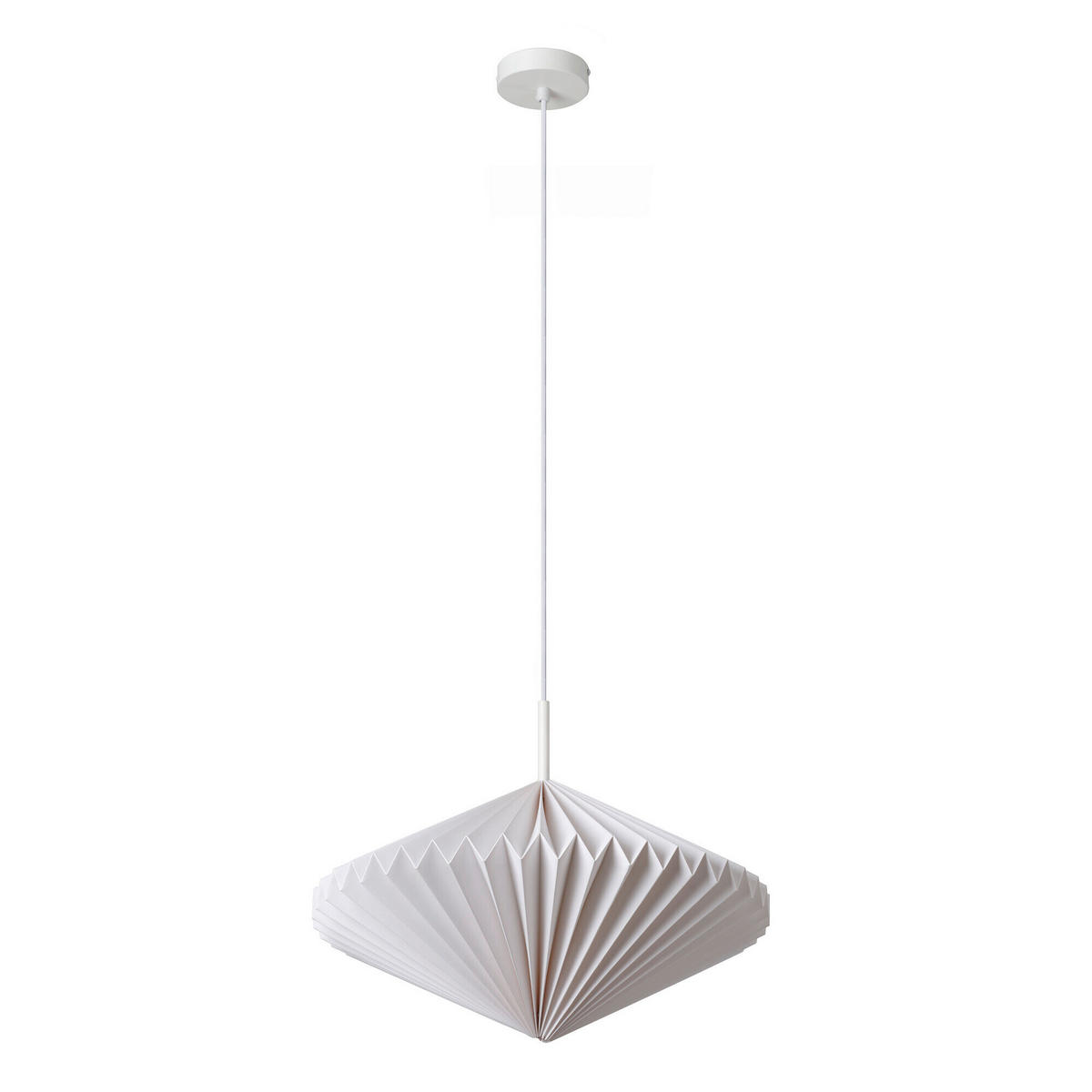 HÄNGELEUCHTE 45/140 cm  - Weiß, Basics, Papier/Metall (45/140cm) - Osram