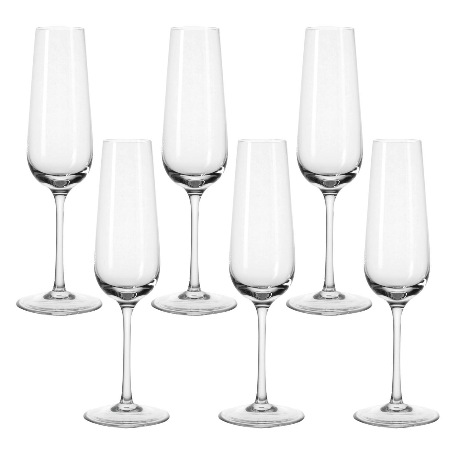 Sektglas-Set Tivoli  6-teilig  - Klar, Basics, Glas (7/23cm) - Leonardo