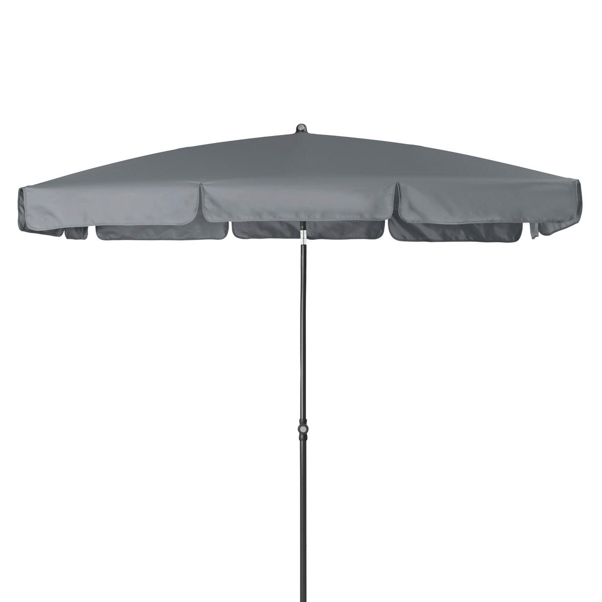 SONNENSCHIRM  225/120 cm  - Anthrazit, Basics, Textil/Metall (225/120cm) - Doppler