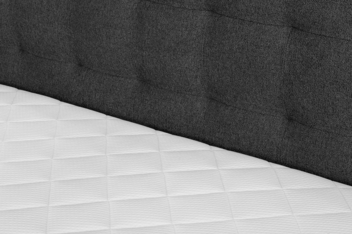 BOXBETT 160/200 cm  in Anthrazit  - Anthrazit/Schwarz, MODERN, Textil (160/200cm) - Livetastic