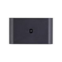 AKKU-WANDLEUCHTE 16/6,5/9,5 cm   - Schwarz, Design, Kunststoff/Metall (16/6,5/9,5cm)