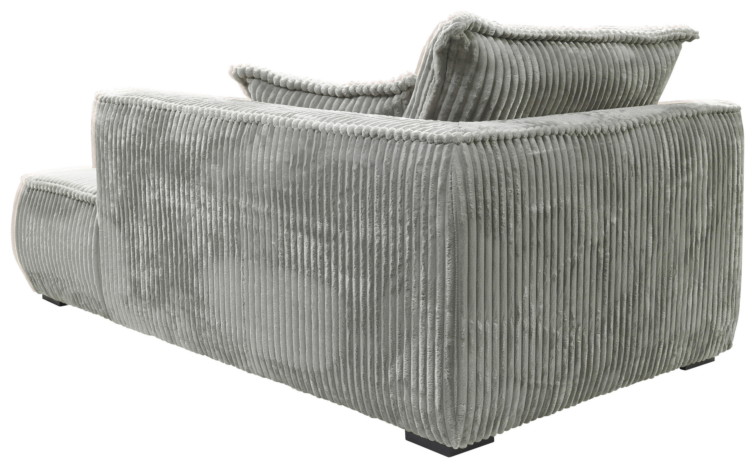 Thumbnail - Mid.you Récamiere, Hellgrau, Textil, Kiefer, 207x75x121 cm, Made in EU, Wohnzimmer, Sofas & Couches, Sofas, Recamieren