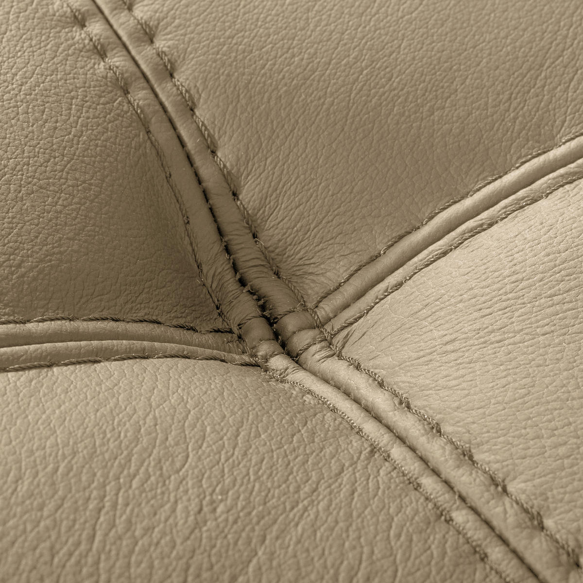 ECKSOFA Hellgrau Echtleder Lederlook  - Hellgrau/Schwarz, Design, Leder/Textil (247/173cm) - Livetastic