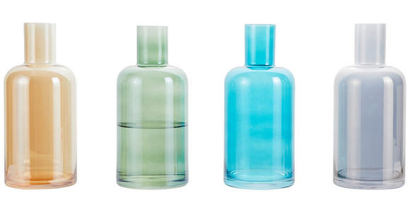 WASSERKARAFFE 1,5 L    - Blau, Trend, Glas (11/25cm) - Novel