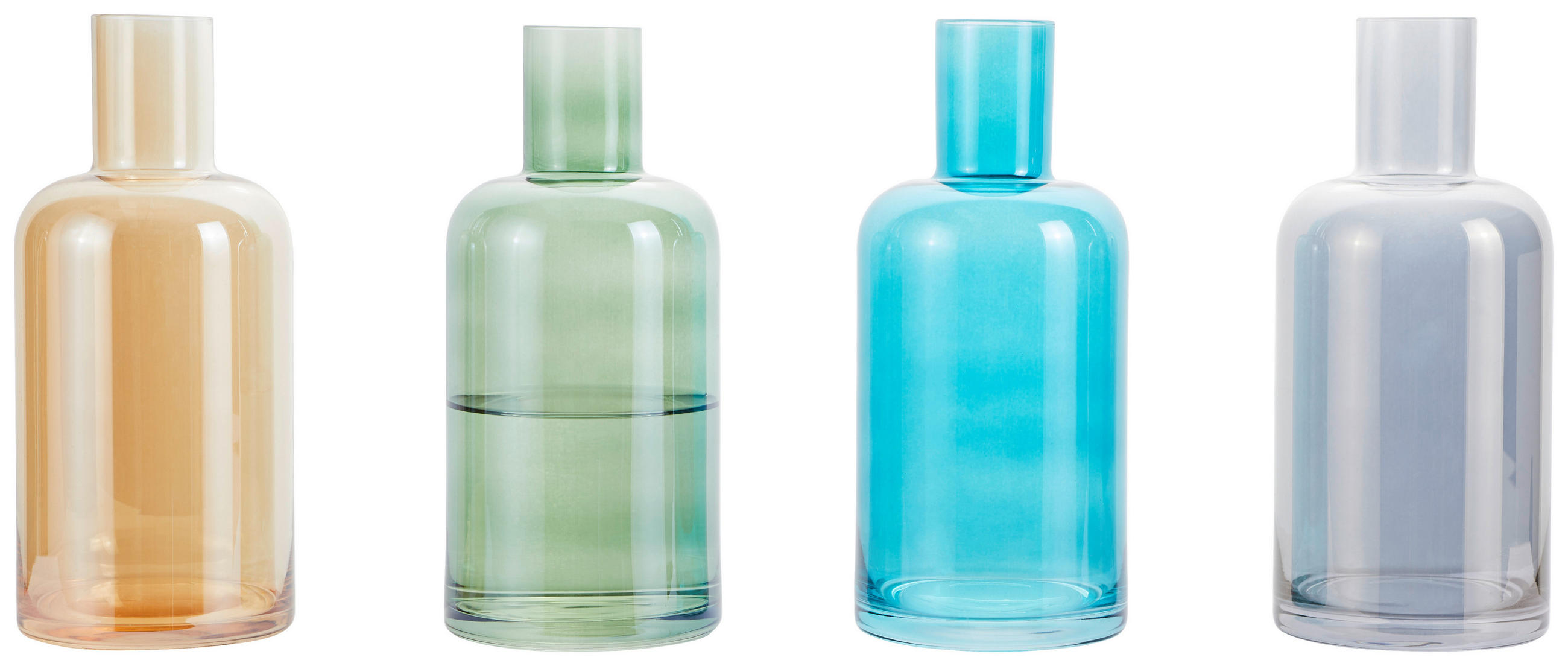 WASSERKARAFFE 1,5 L    - Blau, Trend, Glas (11/25cm) - Novel