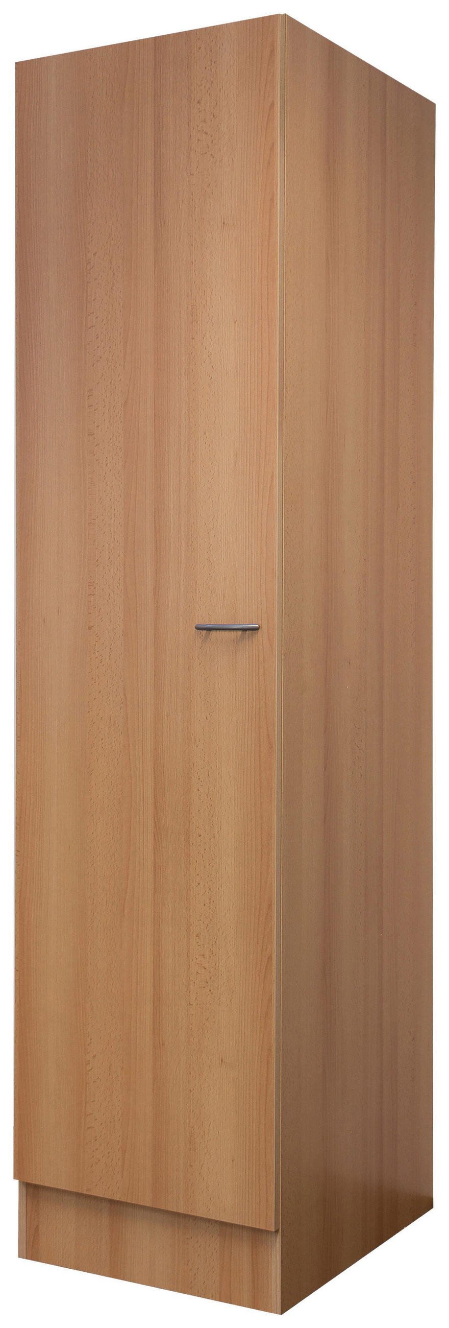 GESCHIRRSCHRANK 50/200/57 cm  in Buchefarben  - Edelstahlfarben/Buchefarben, MODERN, Holzwerkstoff/Kunststoff (50/200/57cm) - FlexWell