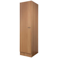 GESCHIRRSCHRANK 50/200/57 cm  in Buchefarben  - Edelstahlfarben/Buchefarben, MODERN, Holzwerkstoff/Kunststoff (50/200/57cm) - FlexWell
