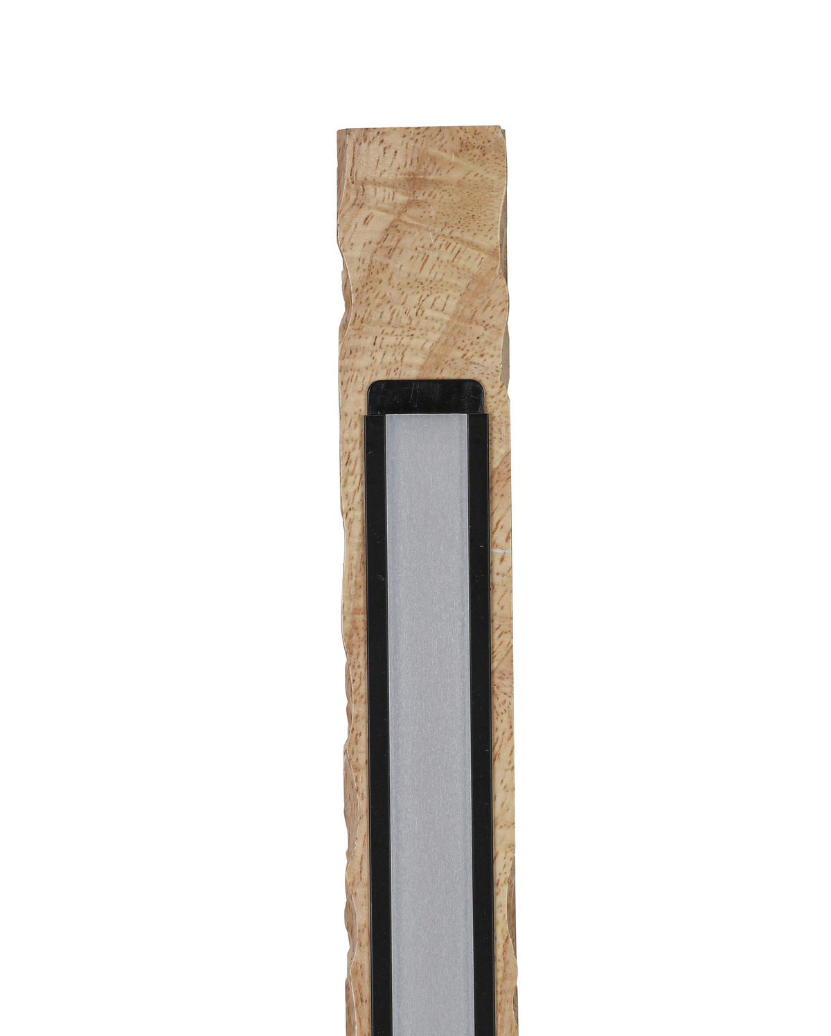 STEHLEUCHTE 18/120/25 cm  - Schwarz/Naturfarben, Trend, Holz/Kunststoff (18/120/25cm) - Collett's Monde