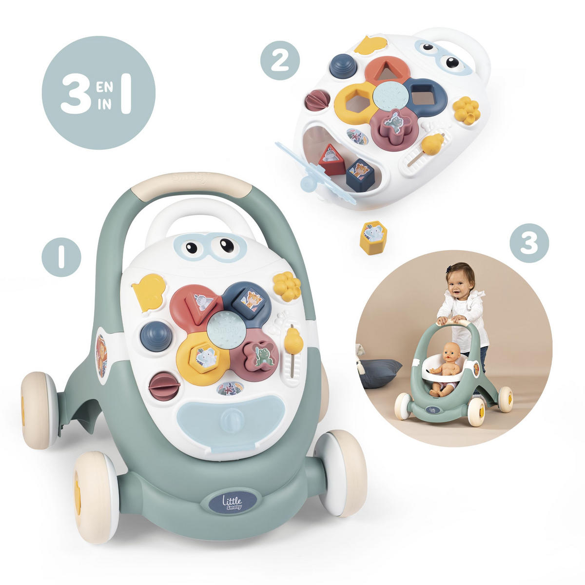 LAUFLERNWAGEN - Multicolor, Basics, Kunststoff (43/47/50cm) - Simba