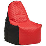 SITZSACK 380 l  - Rot/Schwarz, MODERN, Textil (75/95/90cm) - Carryhome