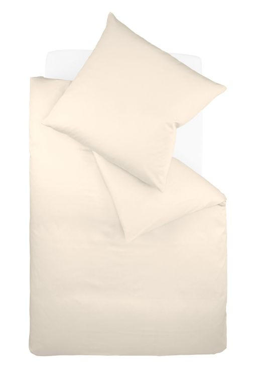 Fleuresse Bettwäsche-Garnitur Creme 200x200 cm