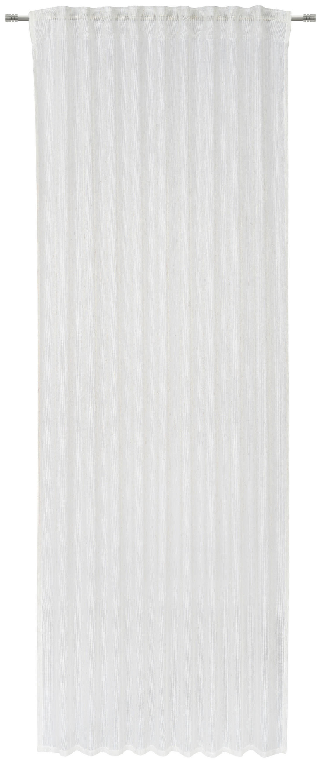 FERTIGVORHANG transparent  - Creme, Trend, Textil (140/245cm) - Esposa