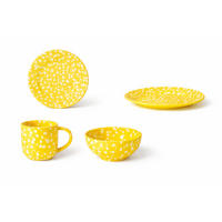 KOMBISERVICE Gelb RAFAELA 4-teilig 1 Personen  - Gelb, Basics, Keramik - Costa Nova