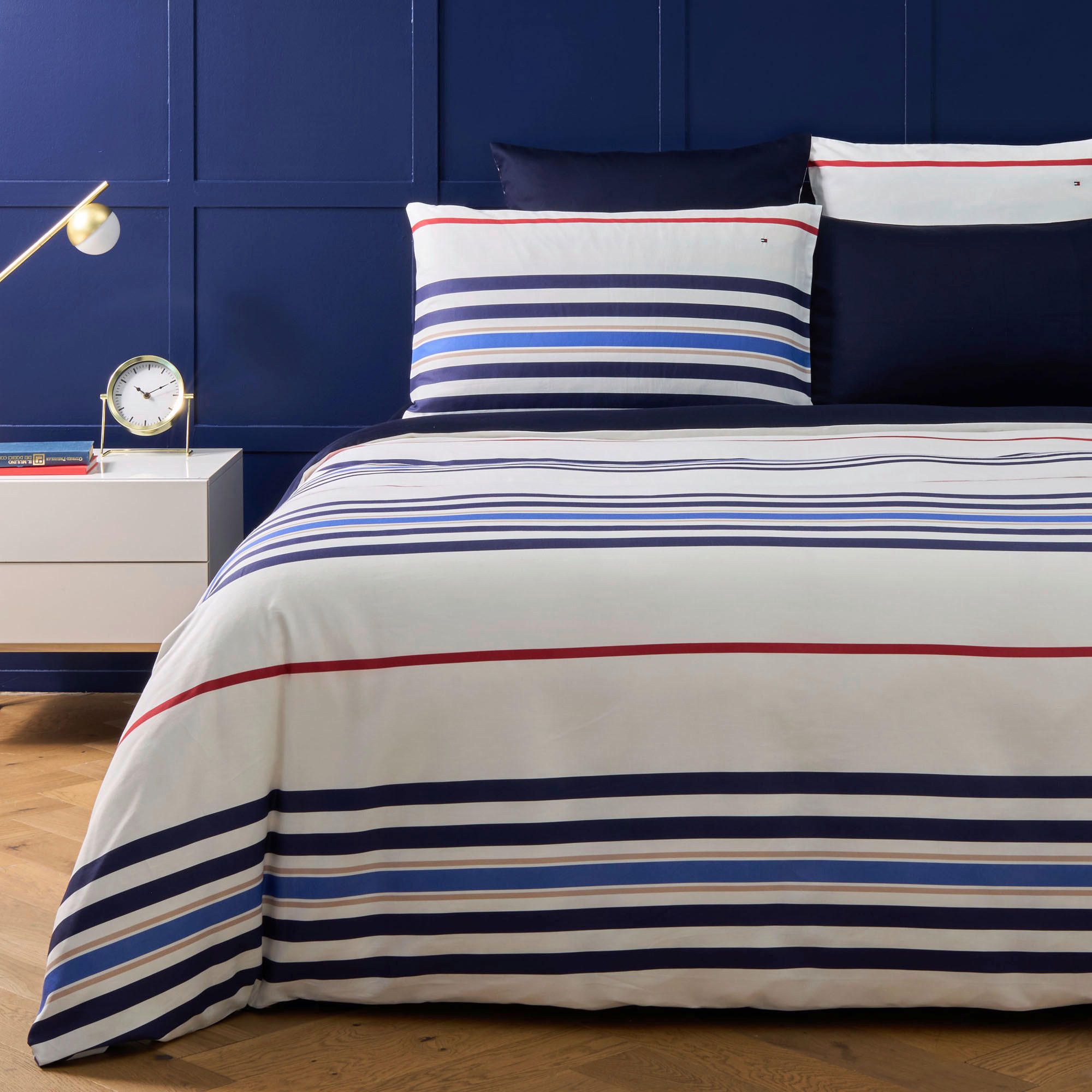 ÁGYNEMŰHUZAT-GARNITÚRA 140/200 cm  - szürke, Basics, textil (140/200cm) - Tommy Hilfiger