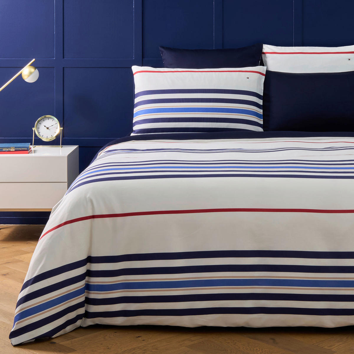 ÁGYNEMŰHUZAT-GARNITÚRA 140/200 cm  - szürke, Basics, textil (140/200cm) - Tommy Hilfiger