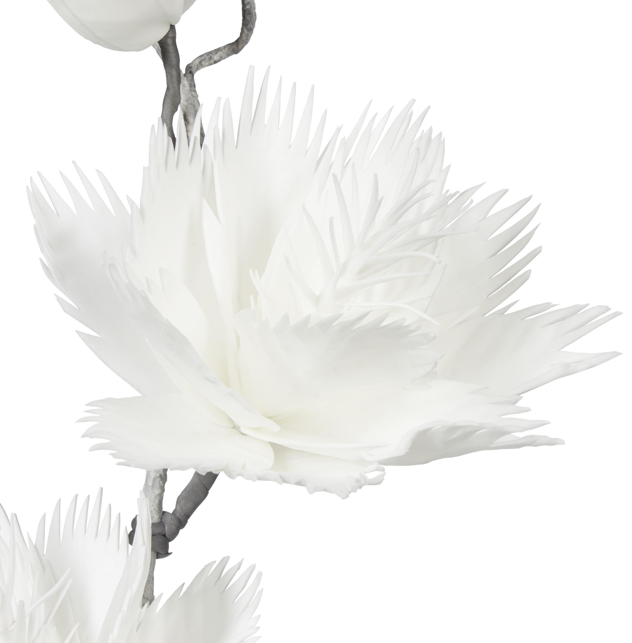 VEŠTAČKI CVET - bela, Osnovno, metal/plastika (88cm) - Ambia Home