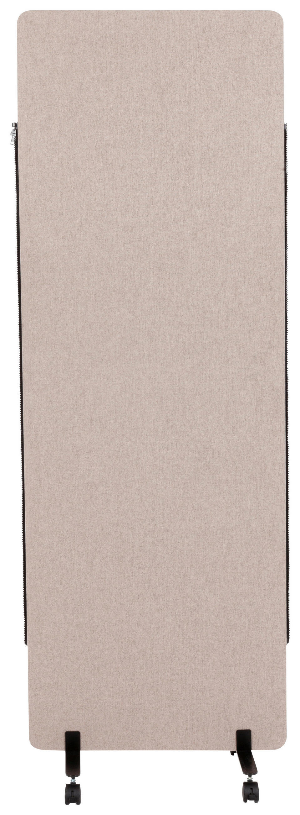 MELLANVÄGG  i metall, plast, textil  taupe  - taupe, Basics, metall/textil (60/177/3cm) - MID.YOU