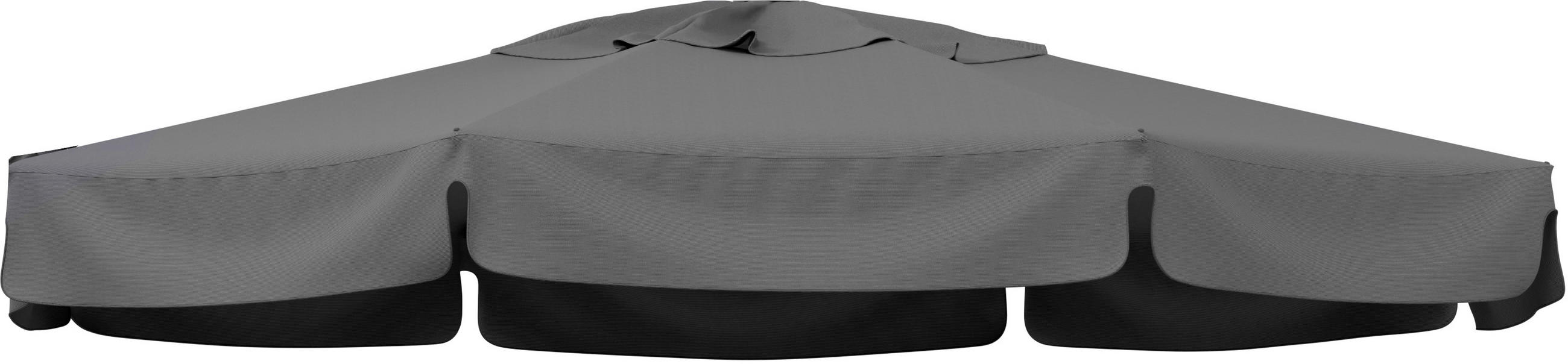 Gardenson Abdeckhaube Grau 350x8x350 cm
