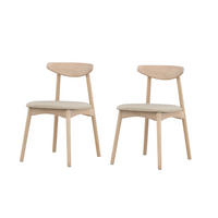 STUHL     - Beige, MODERN, Holz/Textil (47/80/54cm) - Livetastic