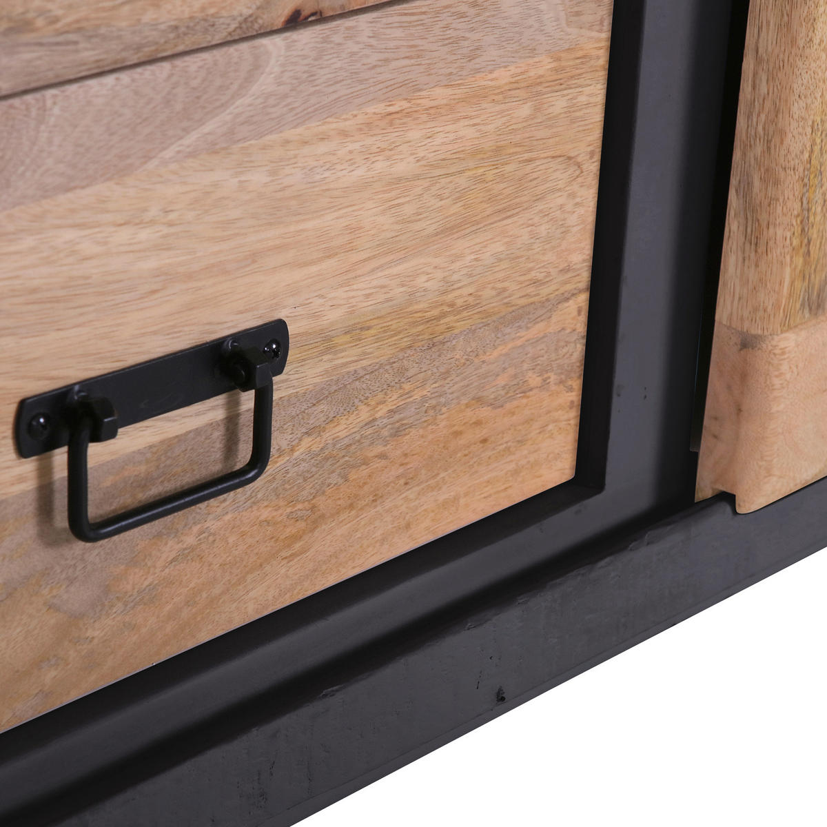 WEINSCHRANK  - Anthrazit/Schwarz, LIFESTYLE, Holz/Metall (90/85/45cm) - Landscape