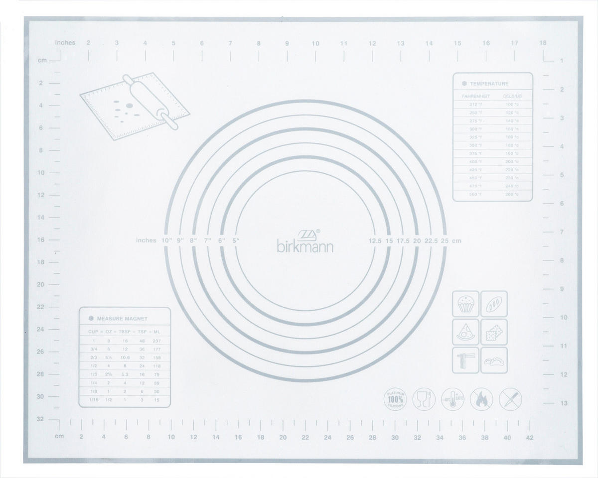 BACKSET - Silberfarben/Buchefarben, KONVENTIONELL, Holz/Kunststoff - Birkmann