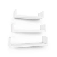 WANDREGAL Weiß  - Weiß, Basics, Holzwerkstoff (30-40/7-9/10cm) - Boxxx