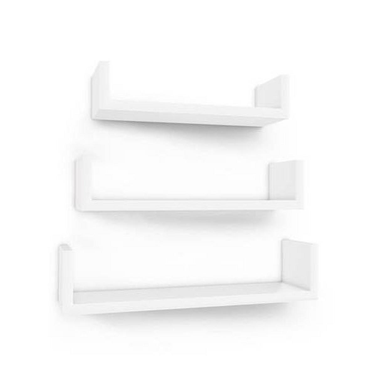 WANDREGAL Weiß  - Weiß, Basics, Holzwerkstoff (30-40/7-9/10cm) - Boxxx