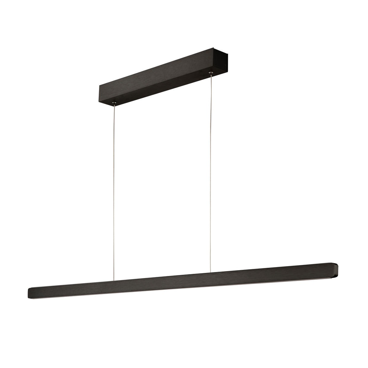 LED-HÄNGELEUCHTE Romy 118/1,5/40-180 cm   - Schwarz, Design, Metall (118/1,5/40-180cm) - Ambiente