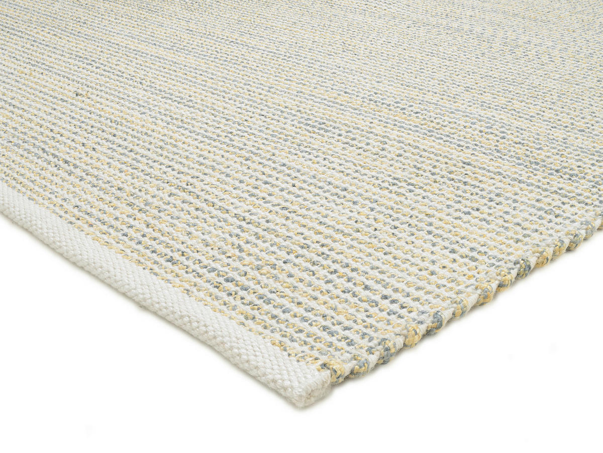 HANDWEBTEPPICH 170/240 cm Hellgelb, Hellgrün  - Hellgelb/Hellgrün, Basics, Textil (170/240cm) - Musterring