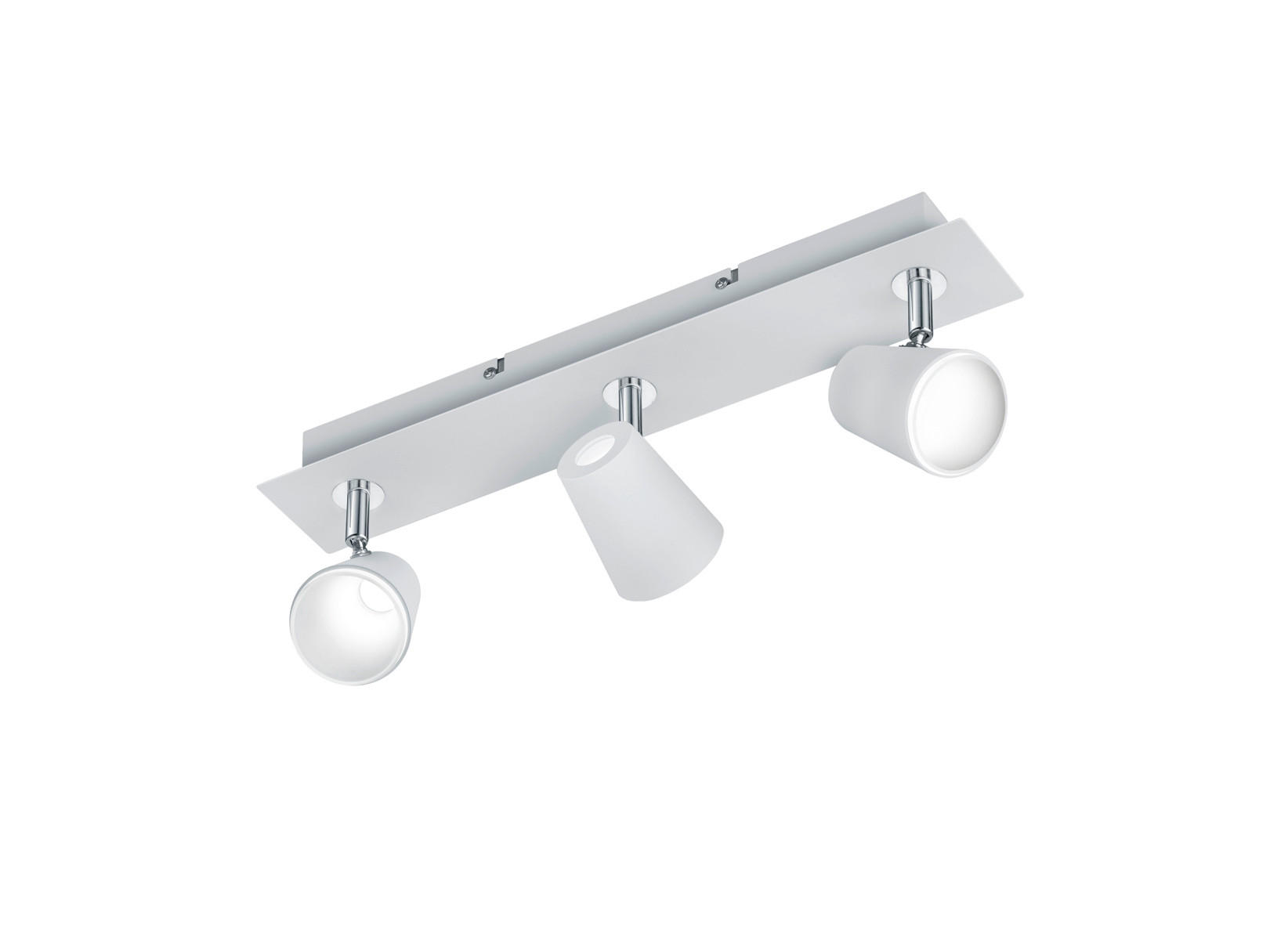 LED-STRAHLER   - Chromfarben/Weiß, Design, Metall (16/45/7,5cm) - Trio Leuchten