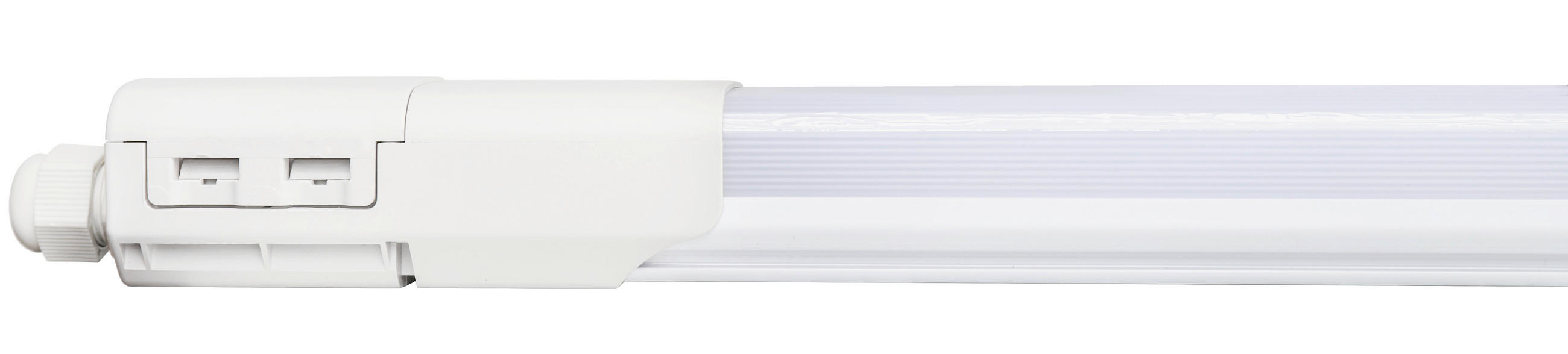 LED-DECKENLEUCHTE plus 110,3/5,2/4,1 cm   - Weiß, Basics, Kunststoff (110,3/5,2/4,1cm)