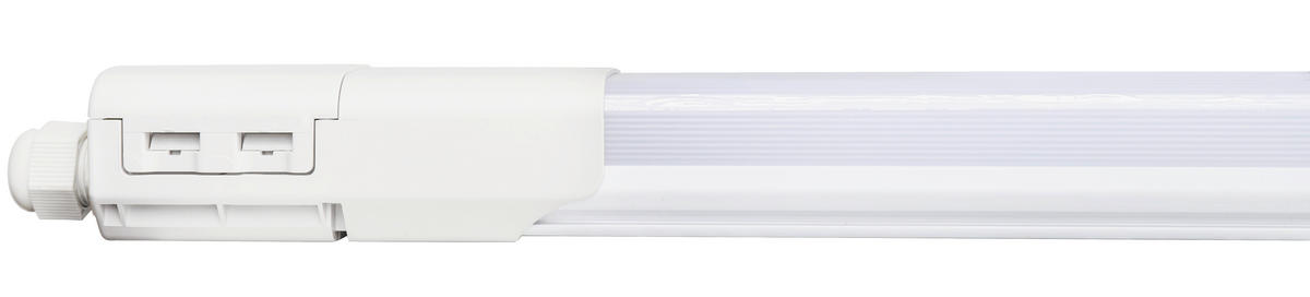 LED-DECKENLEUCHTE plus 110,3/5,2/4,1 cm  - Weiß, Basics, Kunststoff (110,3/5,2/4,1cm)