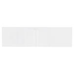 FRONTPANEEL   - Weiß Hochglanz, KONVENTIONELL, Holzwerkstoff (114/32cm) - Hom`in