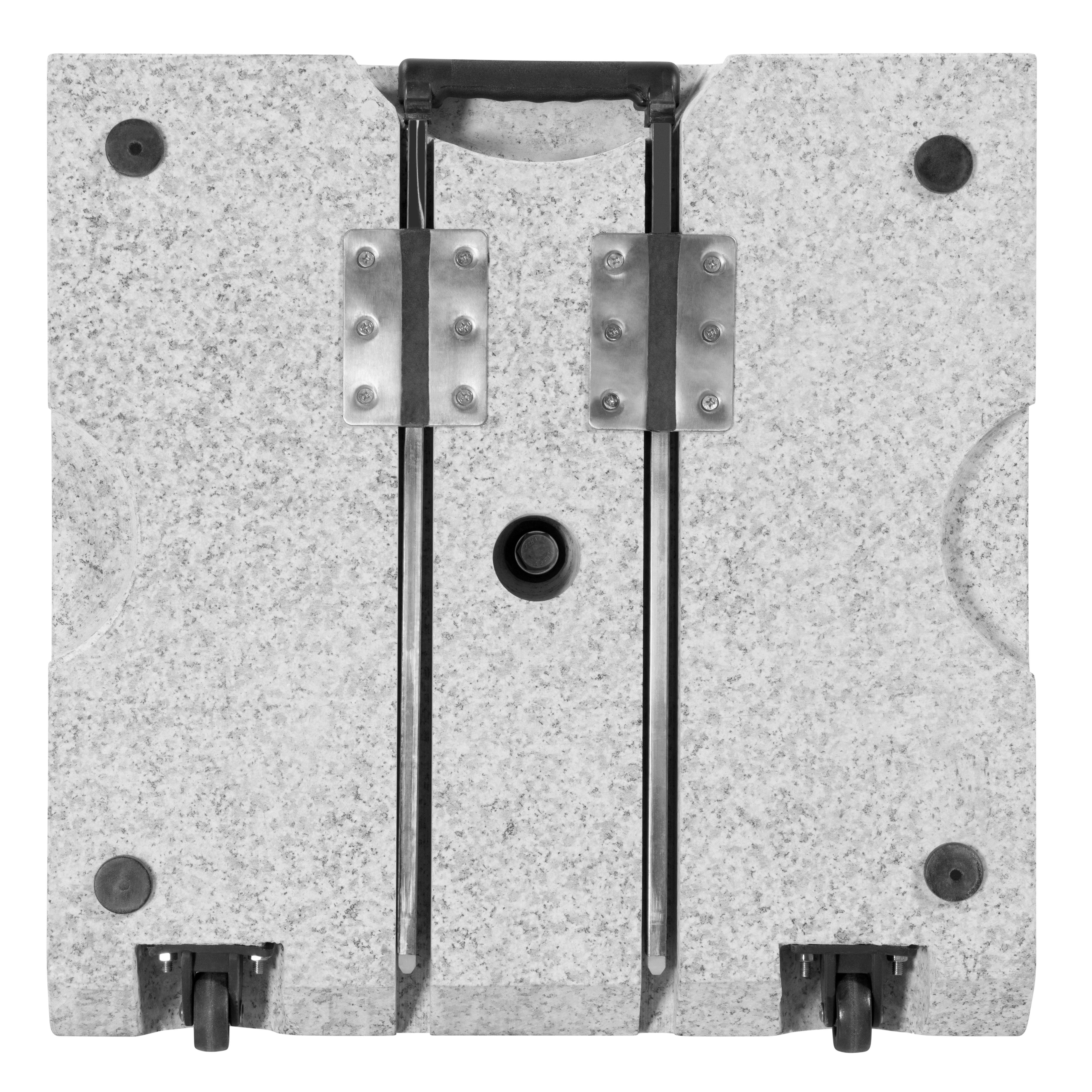 SONNENSCHIRMSTÄNDER Granit Grau  - Grau, Basics, Stein (50/11/50cm) - Doppler
