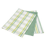 GESCHIRRTUCH-SET 3-teilig Grün  - Grün, Design, Textil (50/70cm) - Esposa