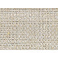 ECKSOFA Creme Struktur  - Chromfarben/Creme, KONVENTIONELL, Textil/Metall (280/310cm) - Carryhome