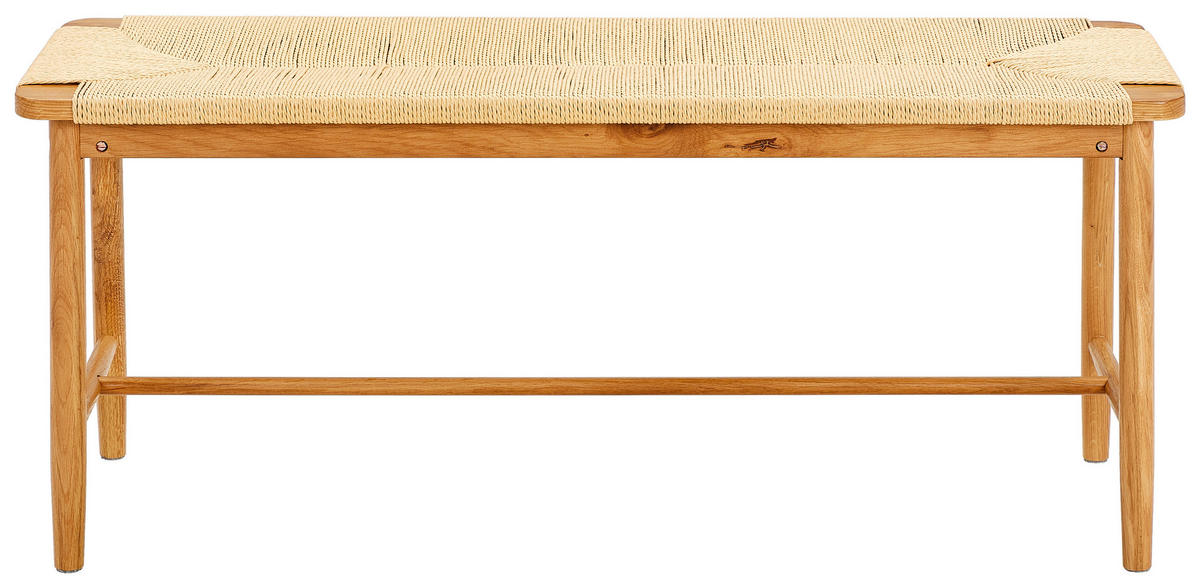 SITZBANK  in 110/45/35 cm  - Naturfarben, KONVENTIONELL, Holz/Textil (110/45/35cm) - MID.YOU