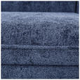 SCHLAFSOFA Chenille Dunkelblau  - Schwarz/Dunkelblau, KONVENTIONELL, Holz/Textil (238/99/108cm) - Carryhome