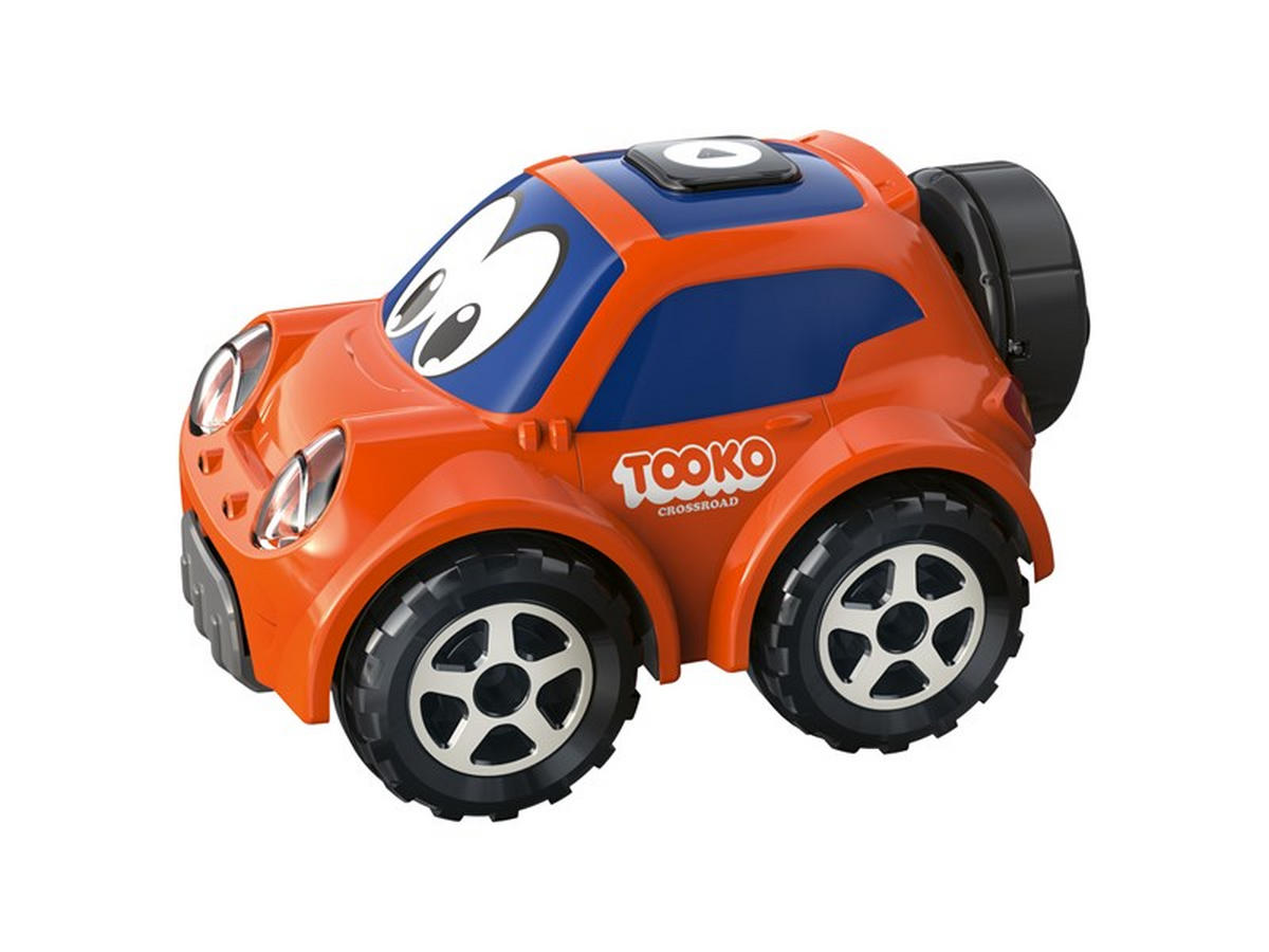 SPIELZEUGAUTO - Schwarz/Orange, Basics, Kunststoff (19/13/12,5cm)